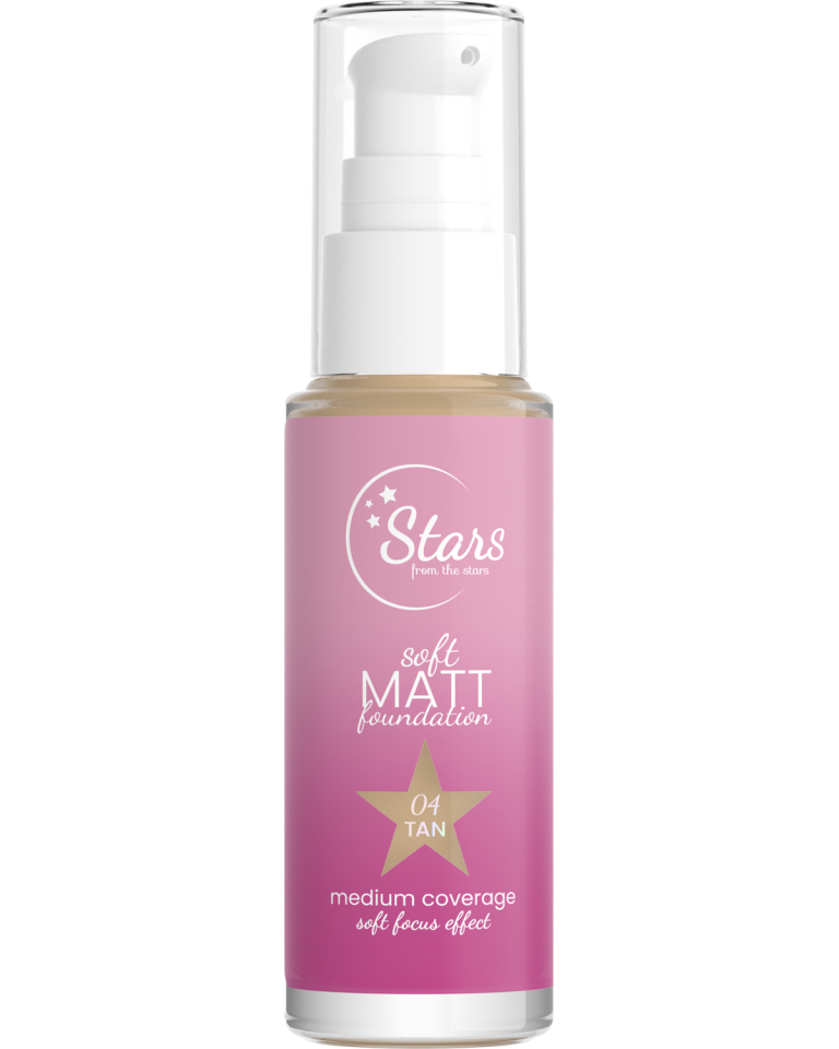 Stars from the Stars Podkład matujący Soft Matt Foundation nr 04 Tan, 30 ml