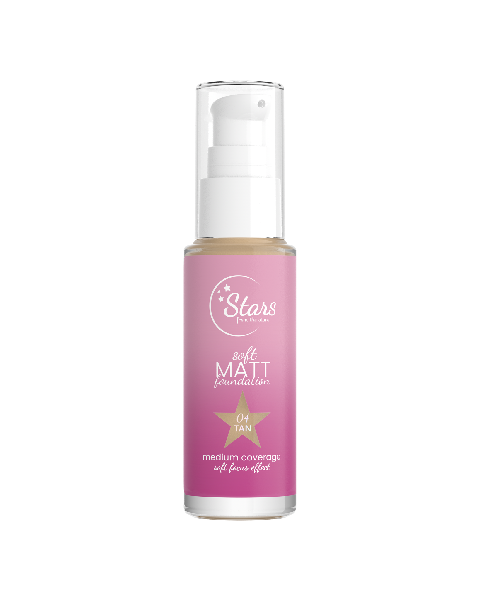 Stars from the Stars Podkład matujący Soft Matt Foundation nr 04 Tan, 30 ml