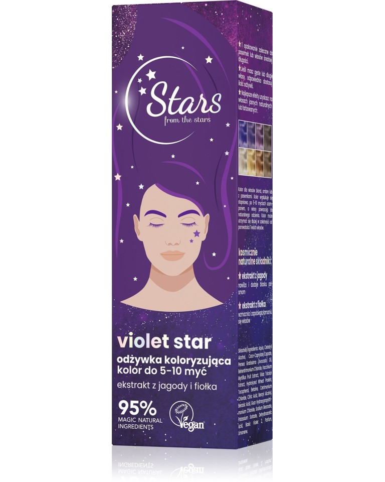 Stars from the Stars Odżywka koloryzująca VIOLET STAR 50ml