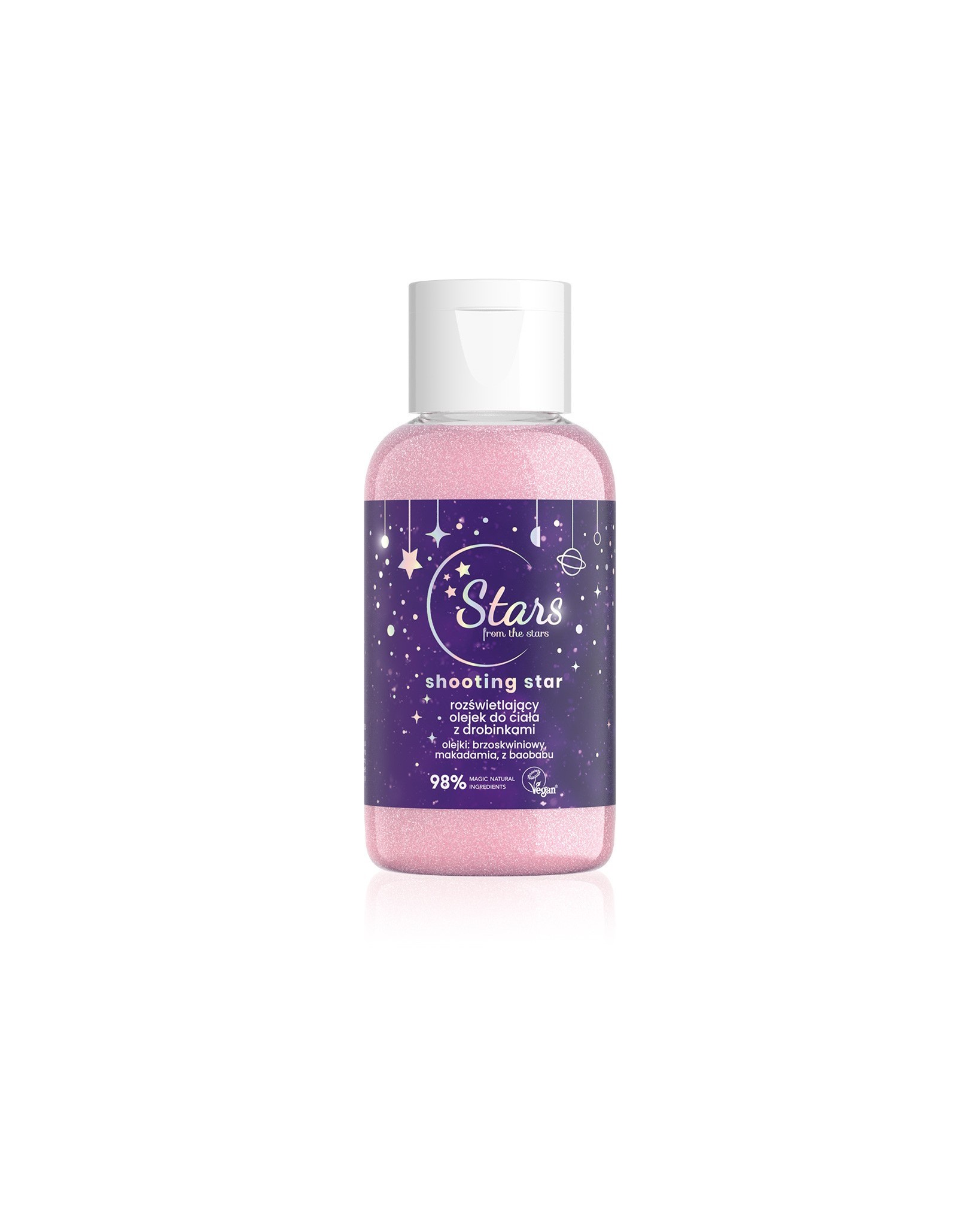 Stars from the Stars Universe Shooting Star Rozświetlający olejek do ciała z drobinkami 50ml