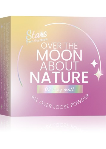 Stars from the stars OVER THE MOON ABOUT NATURE naturalny puder sypki do twarzy i oczu 02 Rosy Matt, 10g