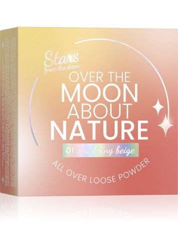 Stars from the stars OVER THE MOON ABOUT NATURE naturalny puder sypki do twarzy i oczu 01 Sparkling Beige, 10g