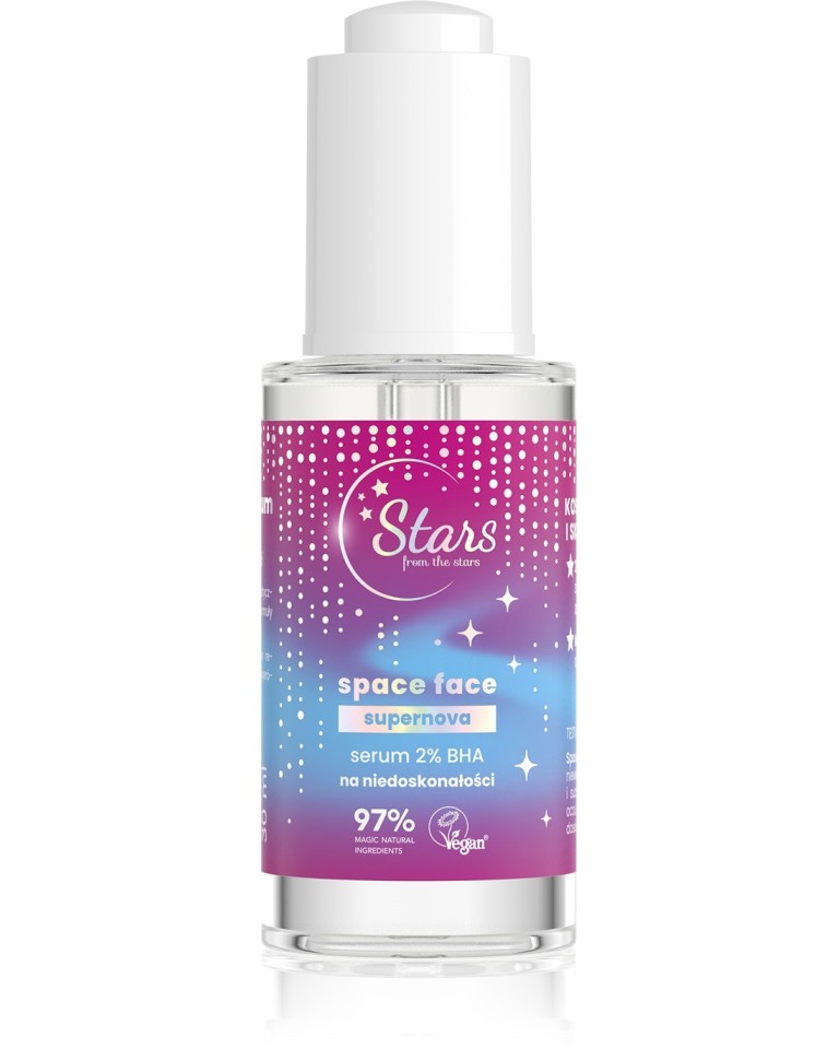 Stars from the Stars Serum 2% BHA na niedoskonałości Space Face Supernova 30ml