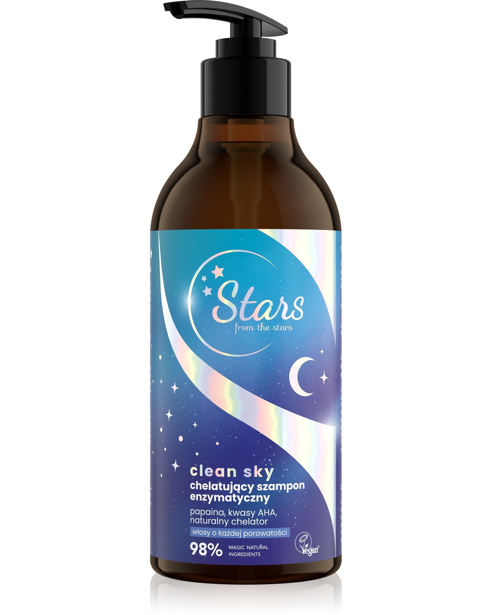 Stars from the Stars Chelatujący szampon enzymatyczny do skóry głowy Clean Sky 400ml