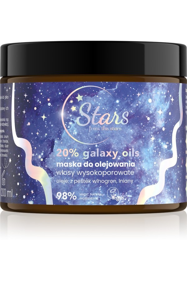 Stars from the Stars Maska do olejowania włosy wysokoporowate Galaxy Oils 200ml