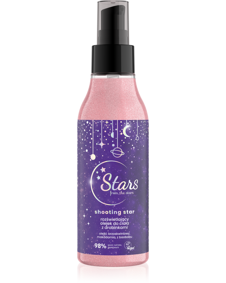 Stars from the Stars Rozświetlający olejek do ciała z drobinkami Shooting Star 150ml