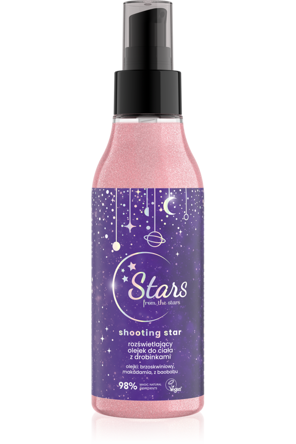 Stars from the Stars Rozświetlający olejek do ciała z drobinkami Shooting Star 150ml