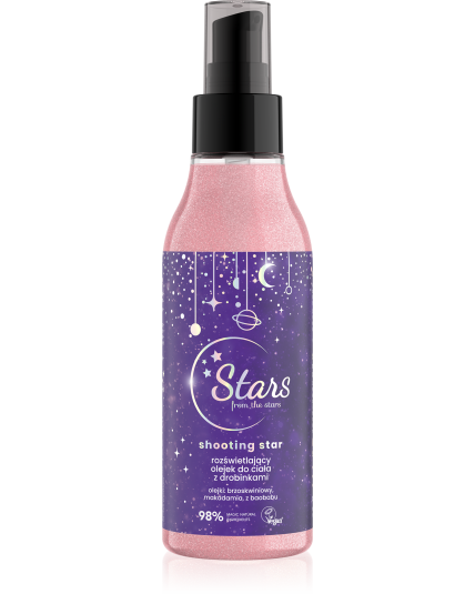 Stars from the Stars Rozświetlający olejek do ciała z drobinkami Shooting Star 150ml