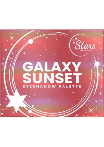 Stars form the Stars Eyeshadow Palette Paleta 12 cieni do powiek Galaxy Sunset, 14,4 g