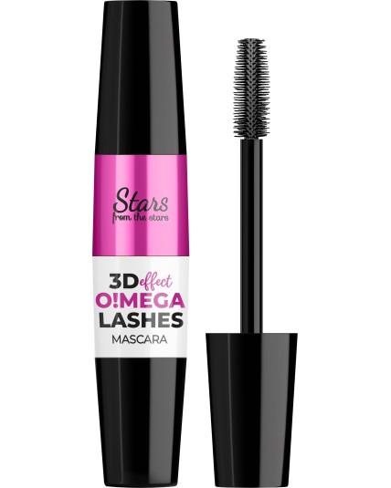 Stars from the stars O!MEGA LASHES tusz do rzęs zwiększający objętość, 12 g