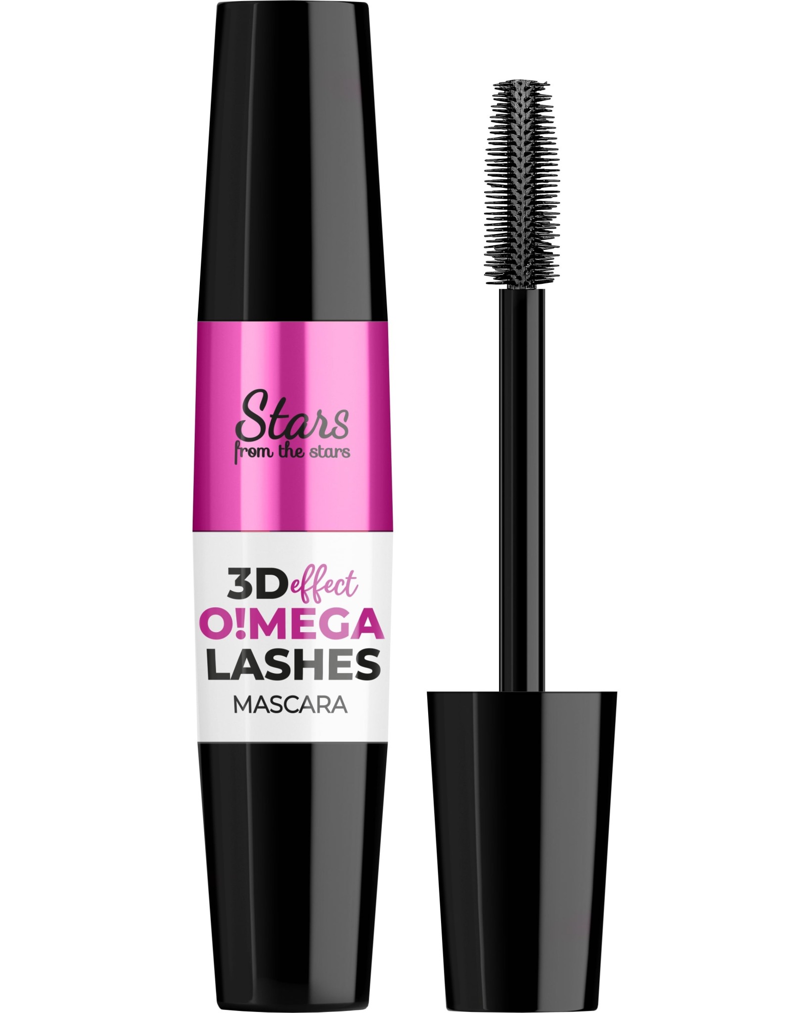 Stars from the stars O!MEGA LASHES tusz do rzęs zwiększający objętość, 12 g