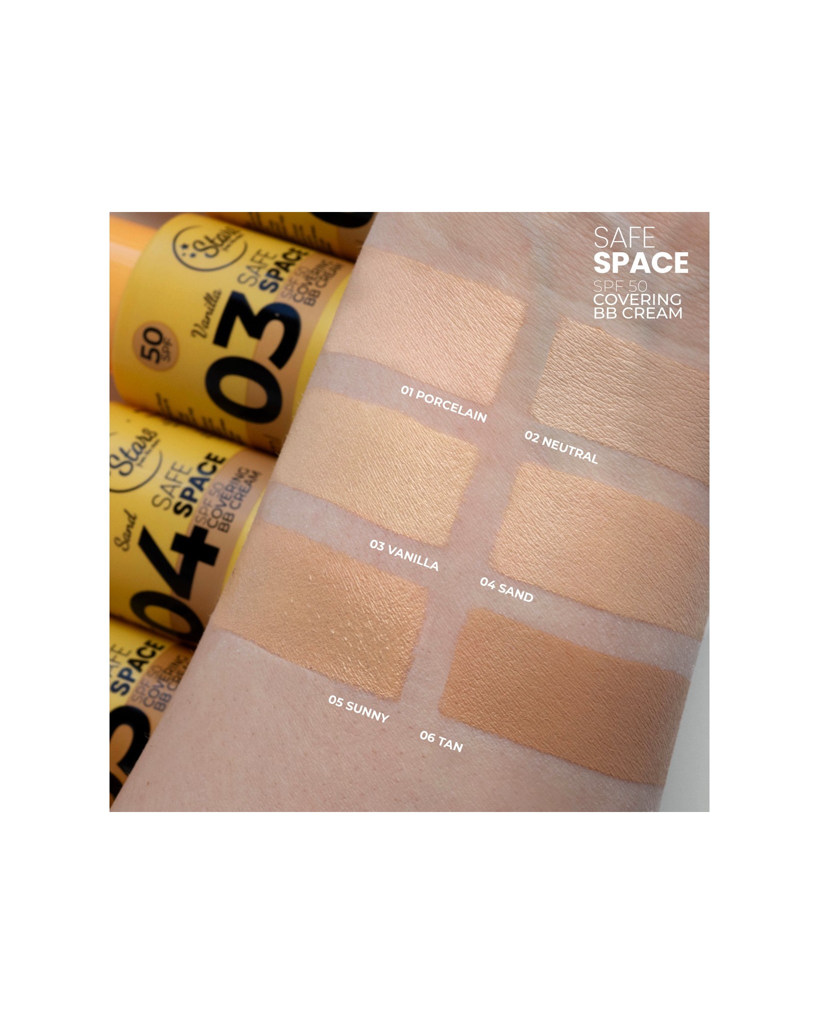 Stars from the stars SAFE SPACE kryjący krem BB 01 Porcelain 20 ml