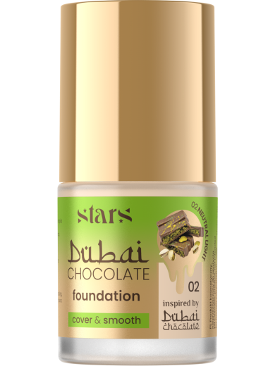 Stars from the stars CHOCOLATE FOUNDATION podkład kryjąco-wygładzający 02 Neutral light, 25 g