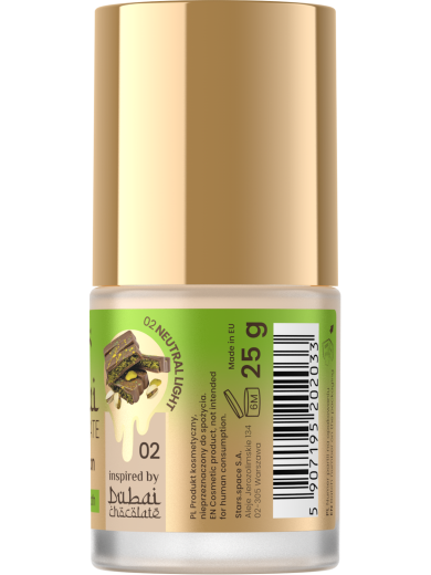 Stars from the stars CHOCOLATE FOUNDATION podkład kryjąco-wygładzający 02 Neutral light, 25 g