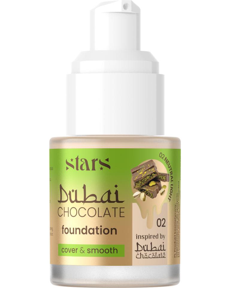 Stars from the stars CHOCOLATE FOUNDATION podkład kryjąco-wygładzający 02 Neutral light, 25 g