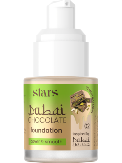 Stars from the stars CHOCOLATE FOUNDATION podkład kryjąco-wygładzający 02 Neutral light, 25 g