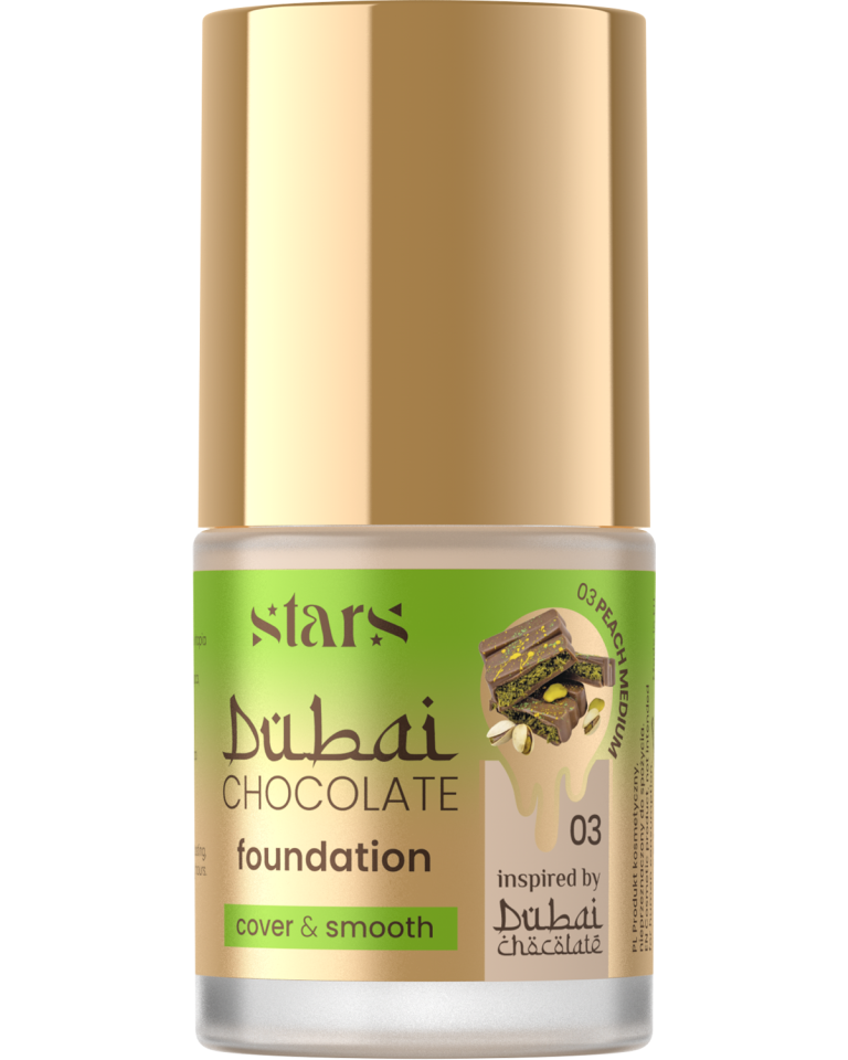 Stars from the stars CHOCOLATE FOUNDATION podkład kryjąco-wygładzający 03 Peach medium, 25 g