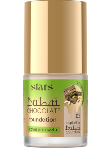 Stars from the stars CHOCOLATE FOUNDATION podkład kryjąco-wygładzający 03 Peach medium, 25 g