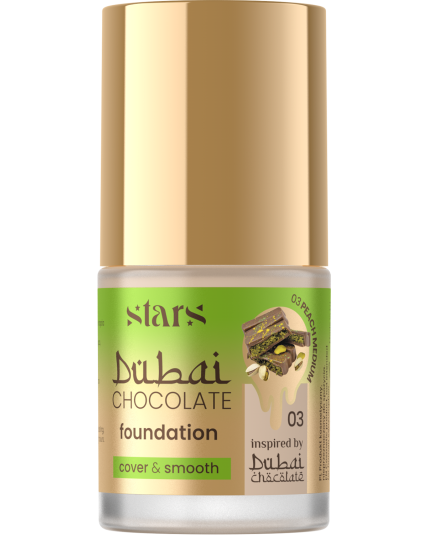 Stars from the stars CHOCOLATE FOUNDATION podkład kryjąco-wygładzający 03 Peach medium, 25 g