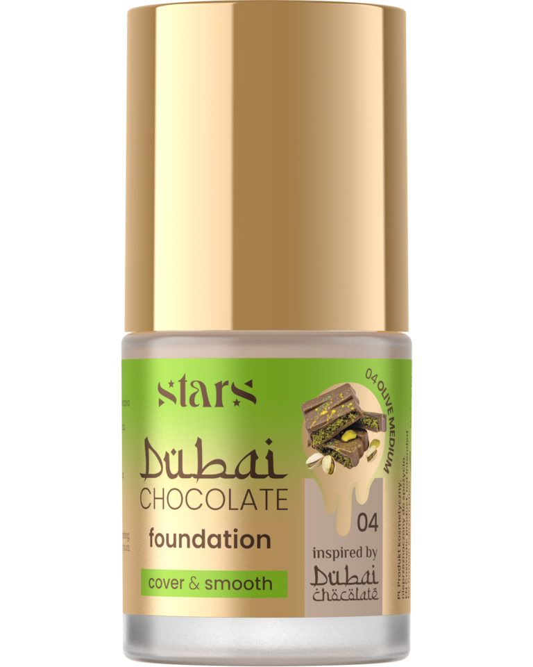 Stars from the stars CHOCOLATE FOUNDATION podkład kryjąco-wygładzający 04 Olive medium, 25 g