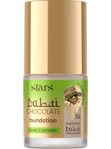 Stars from the stars CHOCOLATE FOUNDATION podkład kryjąco-wygładzający 04 Olive medium, 25 g