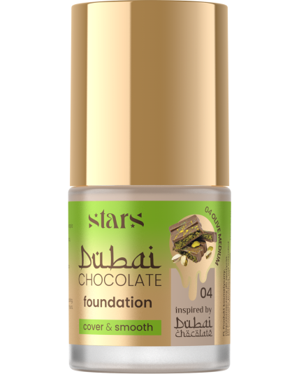 Stars from the stars CHOCOLATE FOUNDATION podkład kryjąco-wygładzający 04 Olive medium, 25 g
