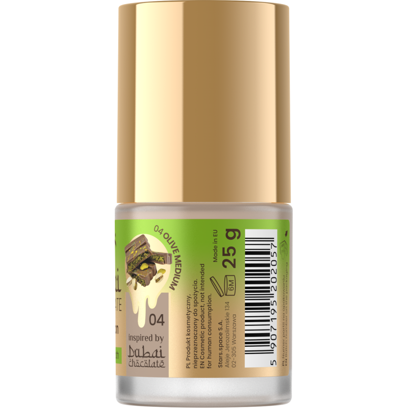 Stars from the stars CHOCOLATE FOUNDATION podkład kryjąco-wygładzający 04 Olive medium, 25 g