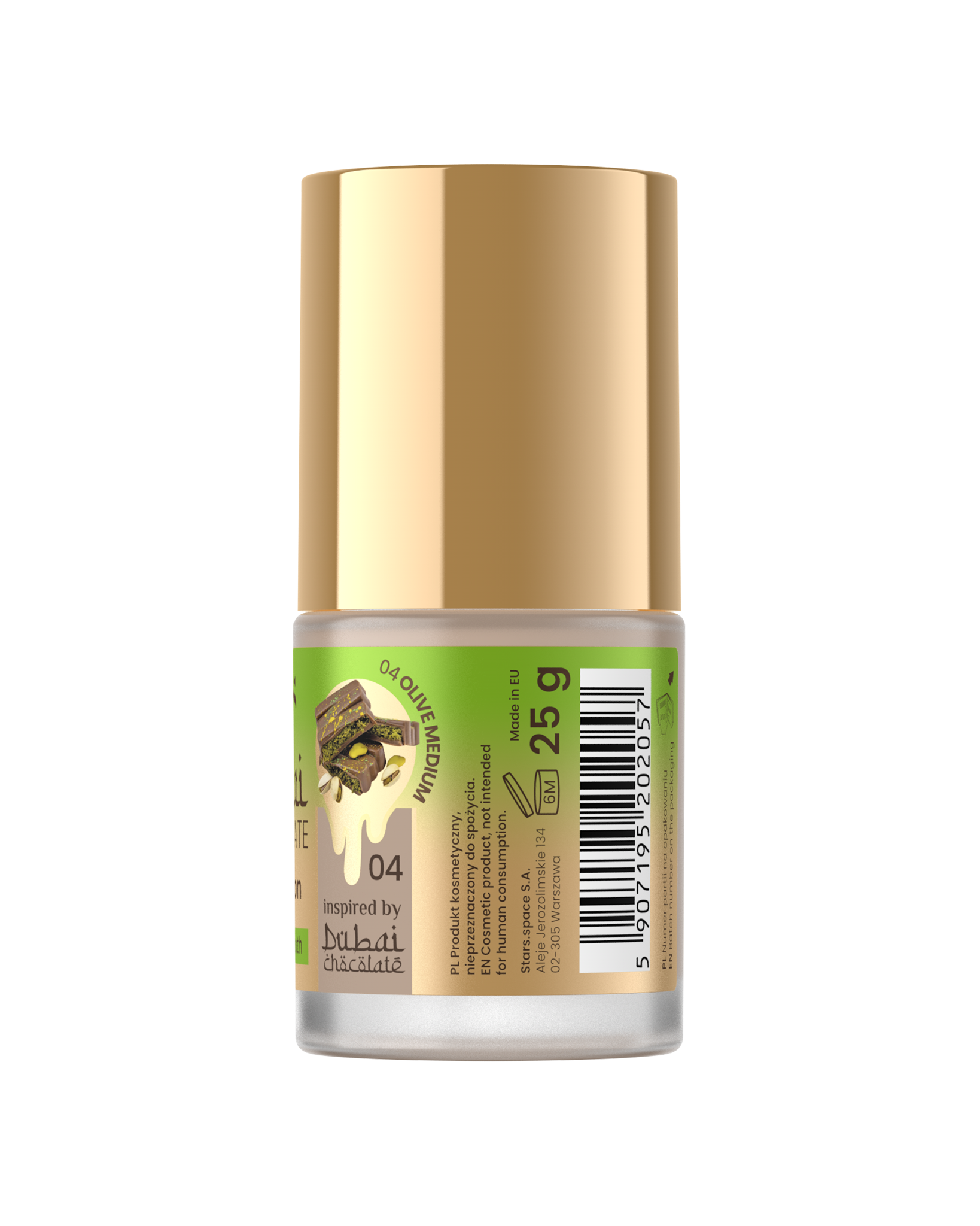 Stars from the stars CHOCOLATE FOUNDATION podkład kryjąco-wygładzający 04 Olive medium, 25 g