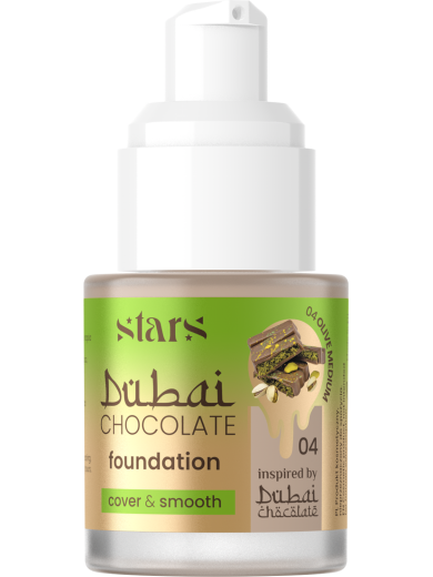 Stars from the stars CHOCOLATE FOUNDATION podkład kryjąco-wygładzający 04 Olive medium, 25 g