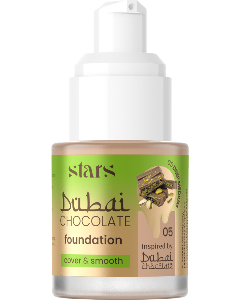 Stars from the stars CHOCOLATE FOUNDATION podkład kryjąco-wygładzający 05 Deep medium, 25 g