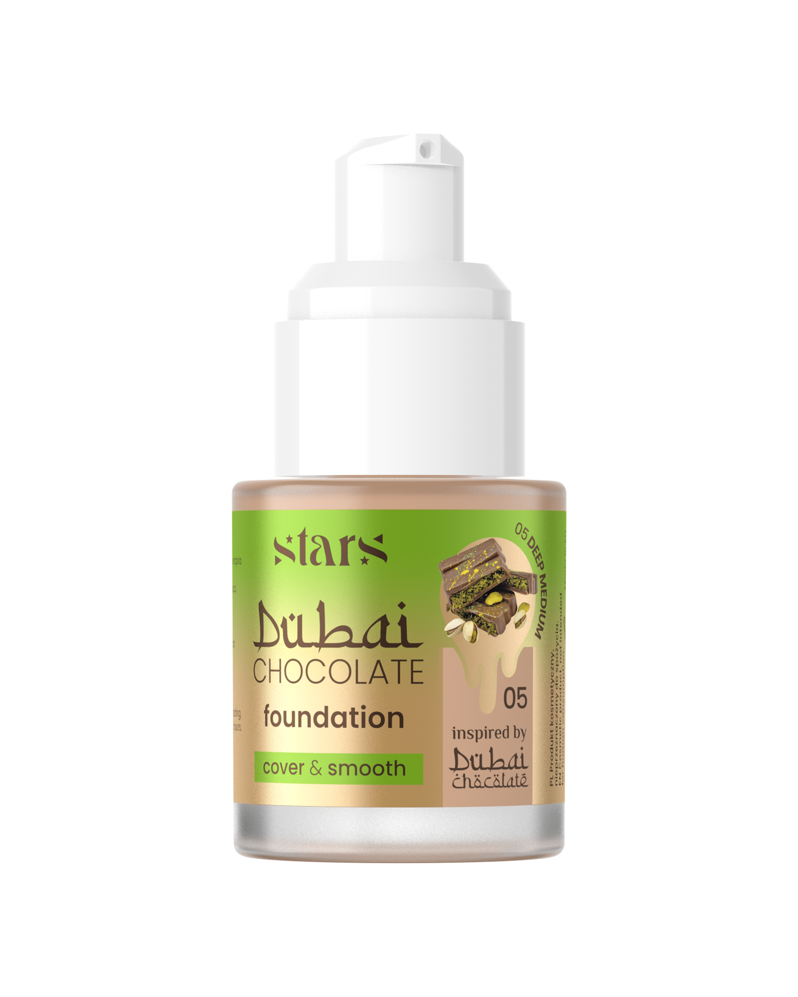 Stars from the stars CHOCOLATE FOUNDATION podkład kryjąco-wygładzający 05 Deep medium, 25 g