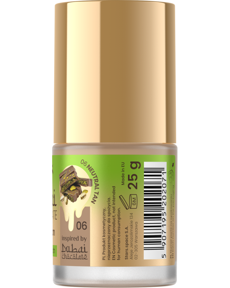 Stars from the stars CHOCOLATE FOUNDATION podkład kryjąco-wygładzający 06 Neutral tan, 25 g