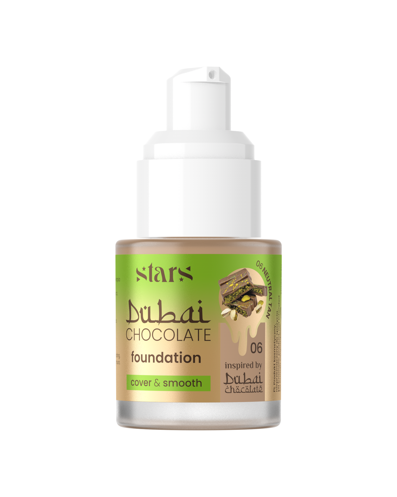Stars from the stars CHOCOLATE FOUNDATION podkład kryjąco-wygładzający 06 Neutral tan, 25 g
