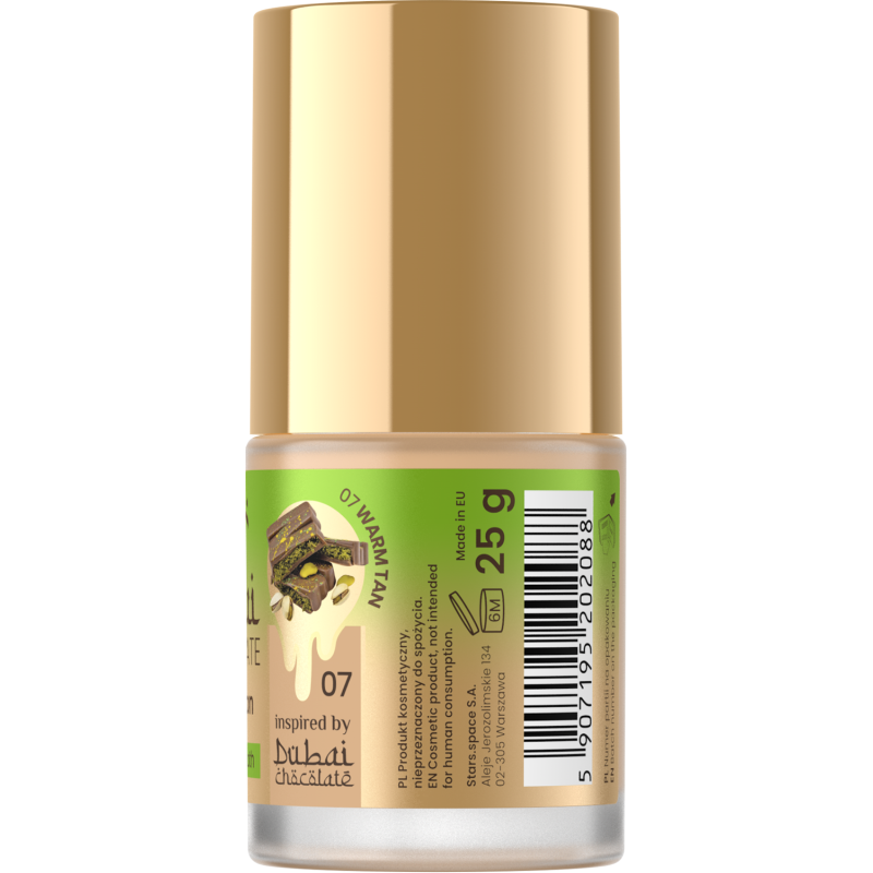 Stars from the stars CHOCOLATE FOUNDATION podkład kryjąco-wygładzający 07 Warm tan, 25 g