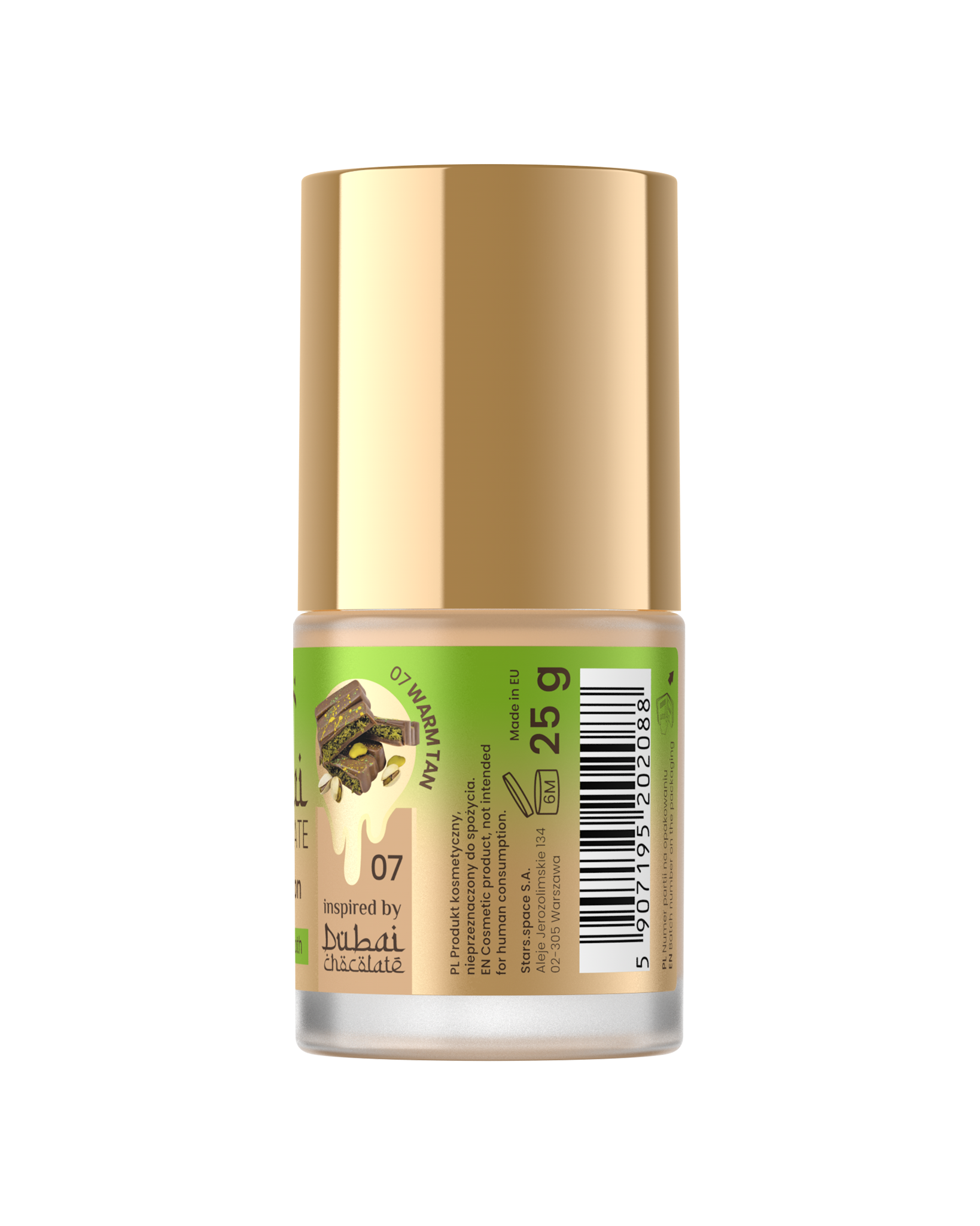 Stars from the stars CHOCOLATE FOUNDATION podkład kryjąco-wygładzający 07 Warm tan, 25 g