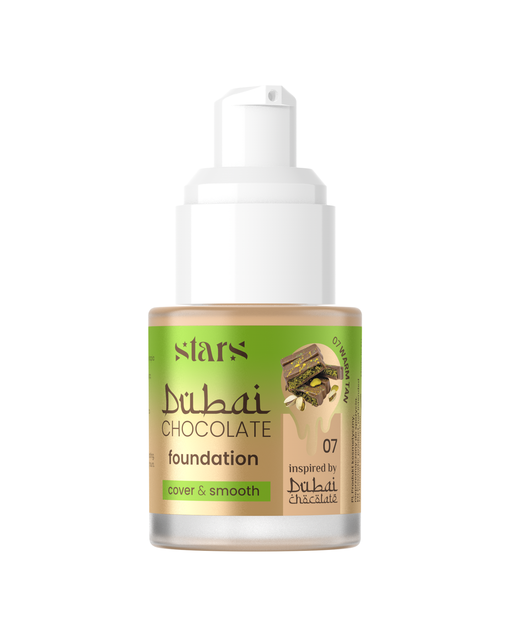 Stars from the stars CHOCOLATE FOUNDATION podkład kryjąco-wygładzający 07 Warm tan, 25 g