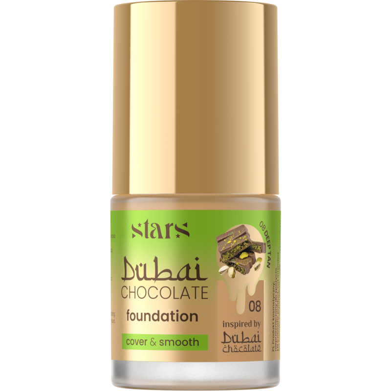 Stars from the stars CHOCOLATE FOUNDATION podkład kryjąco-wygładzający 08 Deep tan, 25 g