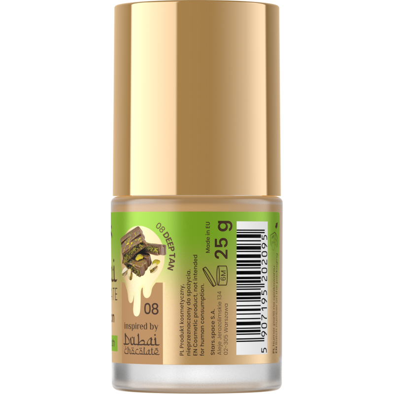 Stars from the stars CHOCOLATE FOUNDATION podkład kryjąco-wygładzający 08 Deep tan, 25 g