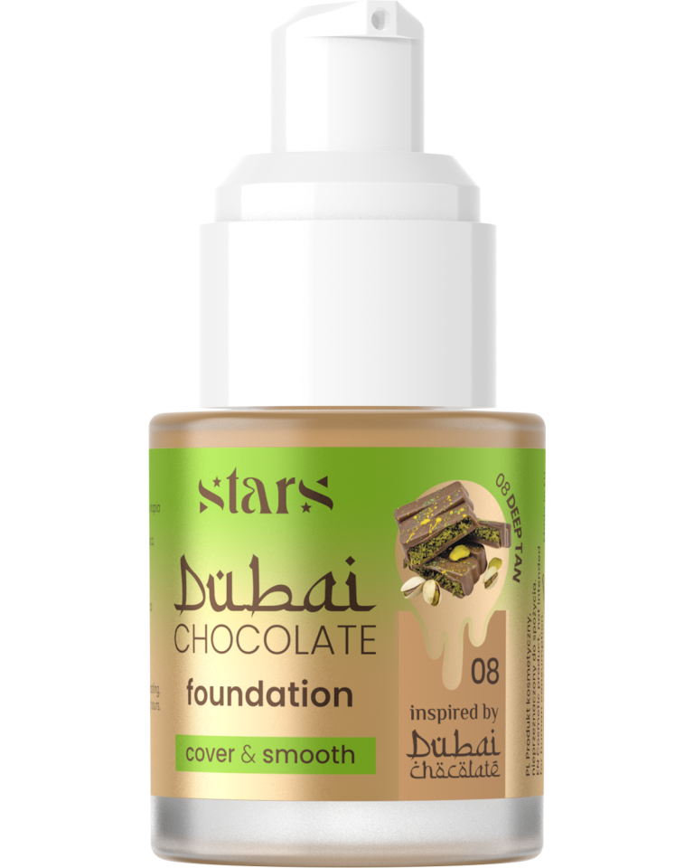 Stars from the stars CHOCOLATE FOUNDATION podkład kryjąco-wygładzający 08 Deep tan, 25 g