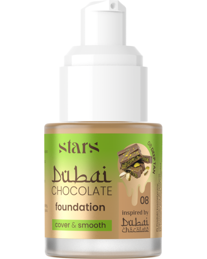 Stars from the stars CHOCOLATE FOUNDATION podkład kryjąco-wygładzający 08 Deep tan, 25 g