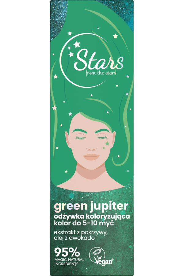 Stars from the Stars Odżywka koloryzująca GREEN JUPITER 50ml