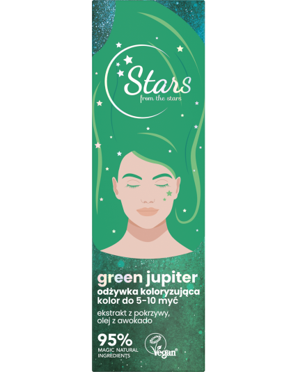 Stars from the Stars Odżywka koloryzująca GREEN JUPITER 50ml