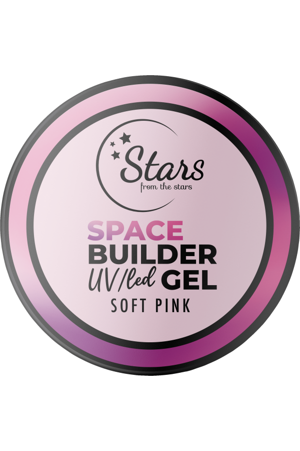 Stars from the Stars Żel budujący UV/LED do paznokci Space Builder Gel Soft Pink 12g