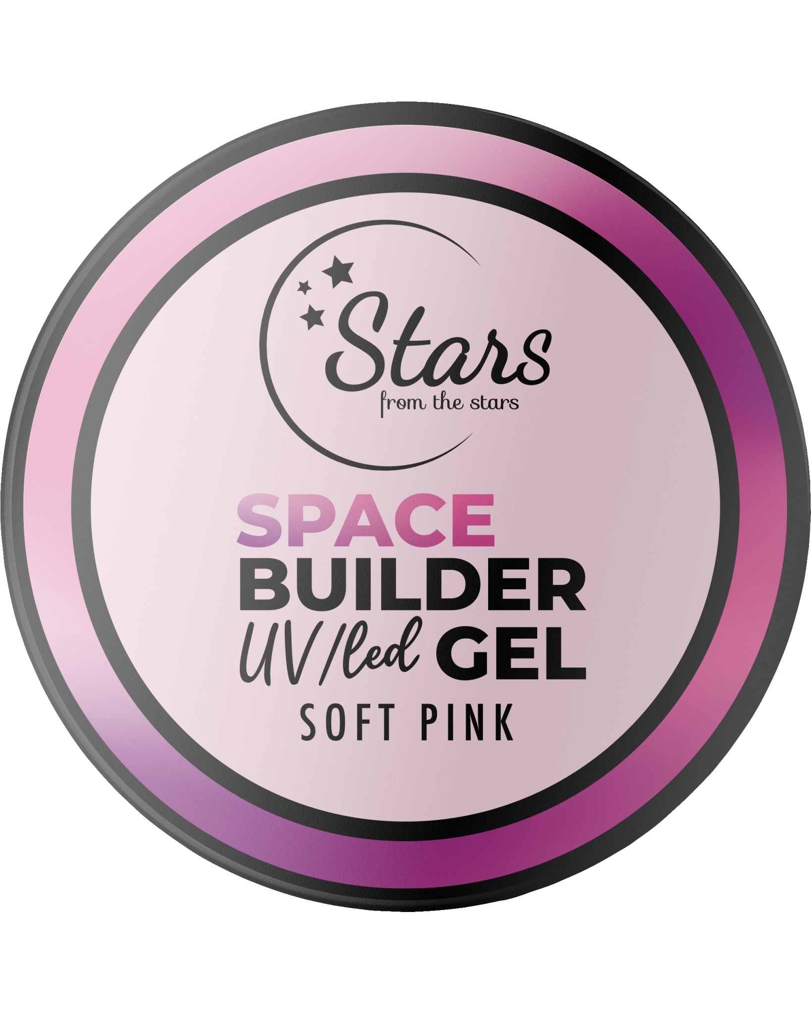 Stars from the Stars Żel budujący UV/LED do paznokci Space Builder Gel Soft Pink 12g