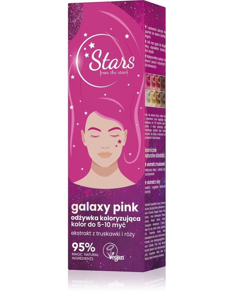 Stars from the Stars Odżywka koloryzująca GALAXY PINK 50ml